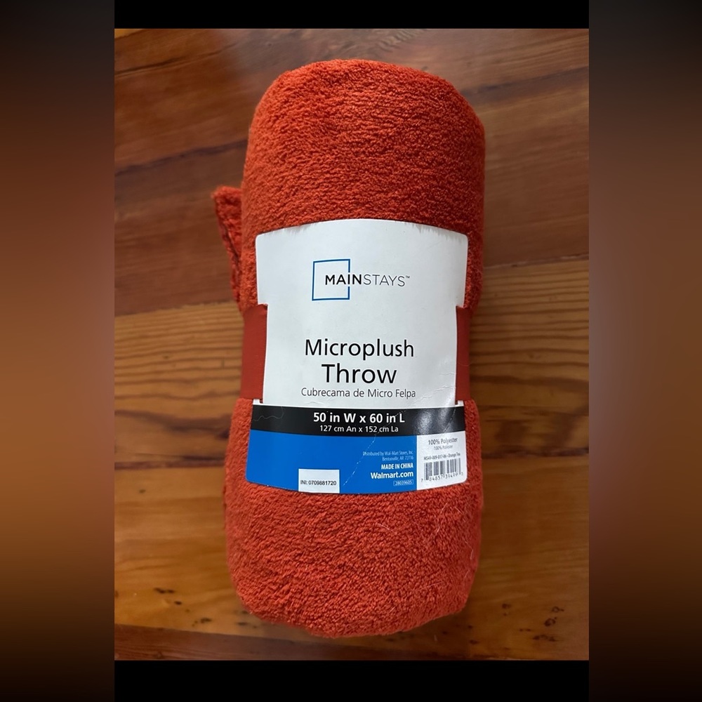 New Microplush Throw